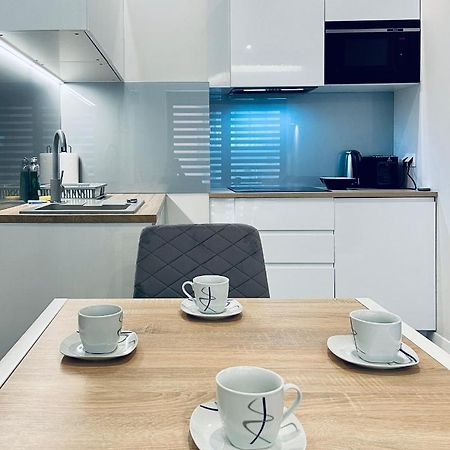 Modern Silver Apartment Krakau Exterior foto